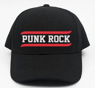 PUNKROCK - Logo Motív 3 - čierna šiltovka (-30%=AKCIA)