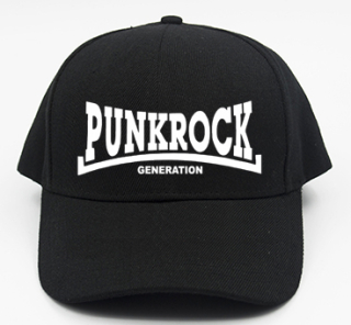 PUNKROCK GENERATION - čierna šiltovka (-30%=AKCIA)