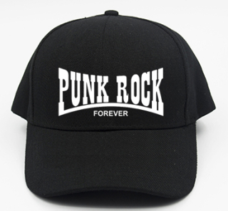 PUNKROCK FOREVER - čierna šiltovka (-30%=AKCIA)