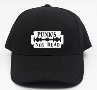 PUNKS NOT DEAD - Žiletka - čierna šiltovka (-30%=AKCIA)