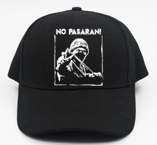 NO PASARAN! - Logo Hero - čierna šiltovka (-30%=AKCIA)