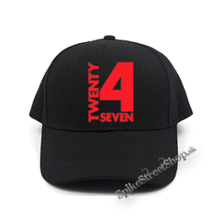 TWENTY FOR SEVEN - Logo - čierna šiltovka (-30%=AKCIA)