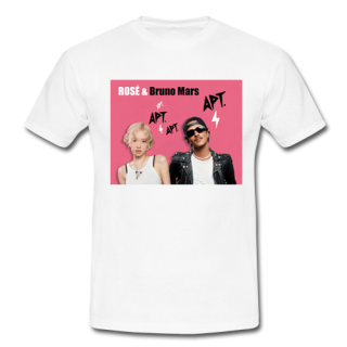 ROSÉ & Bruno Mars - APT. - biele detské tričko