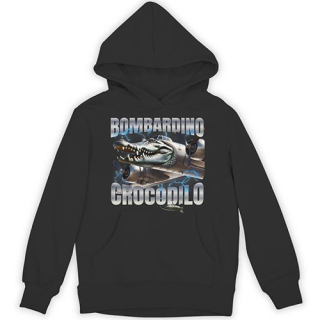 Detská mikina BOMBARDINO CROCODILO - čierna