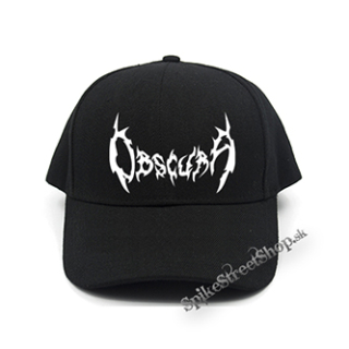 OBSCURA - Logo - čierna šiltovka (-30%=AKCIA)