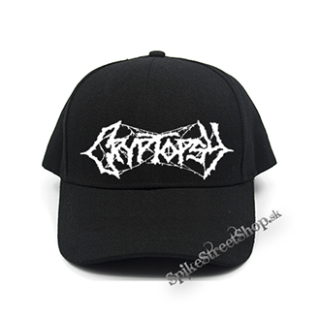 CRYPTOPSY - Logo - čierna šiltovka (-30%=AKCIA)