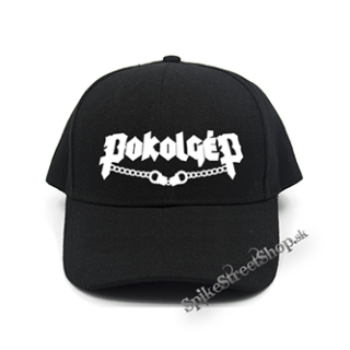 POKOLGÉP - Logo - čierna šiltovka (-30%=AKCIA)