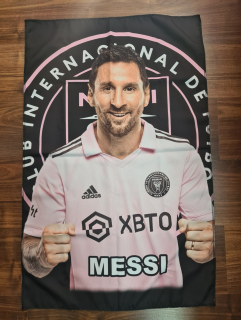 LIONEL MESSI - Inter Miami CF - vlajka