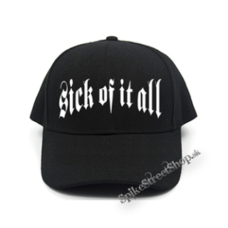 SICK OF IT ALL - Logo - čierna šiltovka (-30%=AKCIA)