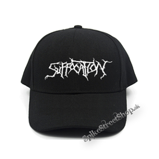SUFFOCATION - Logo - čierna šiltovka (-30%=AKCIA)