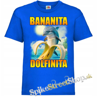 BANANITA DOLFINITA - Italian Brainrot Meme - modré pánske tričko