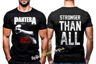 PANTERA - Stronger Than All - čierne pánske tričko