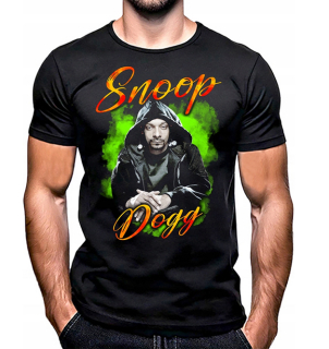 SNOOP DOGG - Poster - čierne pánske tričko