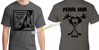 PEARL JAM - Alive Crest - šedé pánske tričko
