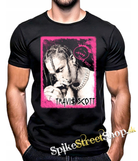 TRAVIS SCOTT - Poster - čierne detské tričko