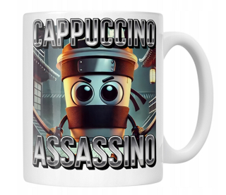 Hrnček CAPPUCCINO ASSASSINO - Italian Brainrot Meme
