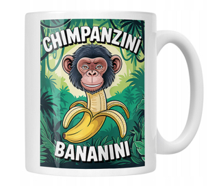 Hrnček CHIMPANZINI BANANINI - Italian Brainrot Meme