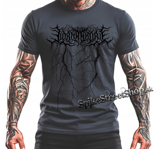 LORNA SHORE - Logo Tree - šedé pánske tričko