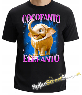 COCOFANTO ELEFANTO - čierne detské tričko
