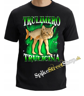 TRULIMERO TRULICINA - Italian Brainrot Meme - čierne pánske tričko