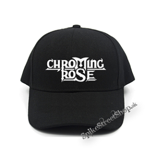 CHROMING ROSE - Logo - čierna šiltovka (-30%=AKCIA)