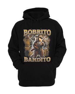 Detská mikina BOBRITO BANDITO - čierna