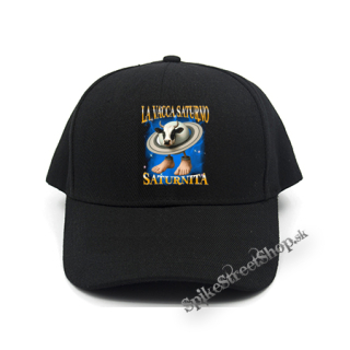 LA VACCA SATURNO SATURNITA - Italian Brainrot Meme - čierna šiltovka