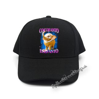 COCOFANTO ELEFANTO - Italian Brainrot Meme - čierna šiltovka