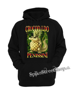 Detská mikina CROCODILDO PENISSINI - Italian Brainrot Meme - čierna