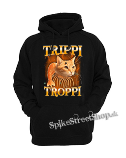 Detská mikina TRIPPI TROPPI - Italian Brainrot Meme - čierna
