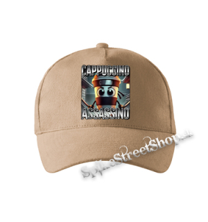 CAPPUCCINO ASSASSINO - piesková šiltovka (-30%=AKCIA)