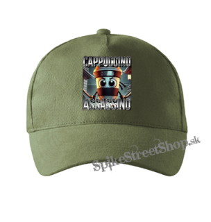 CAPPUCCINO ASSASSINO - khaki-olivová šiltovka (-30%=AKCIA)