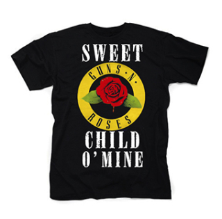 GUNS N ROSES - Sweet Child O´Mine - čierne pánske tričko
