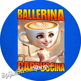 BALLERINA CAPPUCCINA - Blue Motive - okrúhla podložka pod pohár