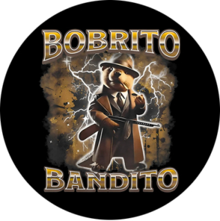 BOBRITO BANDITO - Motive 2 - okrúhla podložka pod pohár