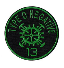 TYPE O NEGATIVE - Logo Green - nažehlovacia nášivka