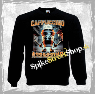 CAPPUCCINO ASSASSINO - čierna detská mikina bez kapuce