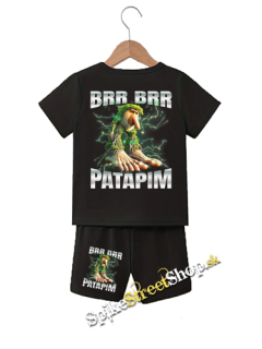 Unisex kraťasy + Unisex tričko BRR BRR PATAPIM - bavlnené teplákové šortky a bavlnené tričko