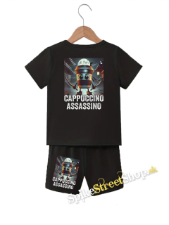Unisex kraťasy + Unisex tričko CAPPUCCINO ASSASSINO - Motive 2 - bavlnené teplákové šortky a bavlnené tričko