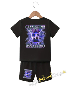 Unisex kraťasy + Unisex tričko CAPPUCCINO ASSASSINO - Motive 5 - bavlnené teplákové šortky a bavlnené tričko