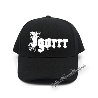 IGORRR - Logo - čierna šiltovka (-30%=AKCIA)