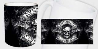 Hrnček AVENGED SEVENFOLD - Black White Skull