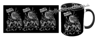 Hrnček IRON MAIDEN - Est.1975 Life After Death Flames - čierny