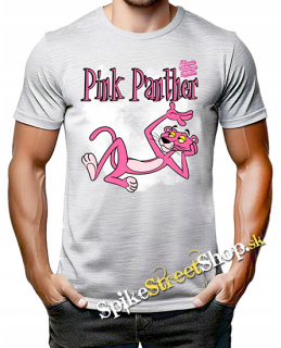 RUŽOVÝ PANTER - PINK PANTHER - svetlošedé pánske tričko