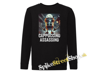 CAPPUCCINO ASSASSINO - Poster Motive 2 - čierna detská mikina bez kapuce
