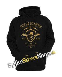AVENGED SEVENFOLD - Hail To The King Golden Patch - čierna pánska mikina