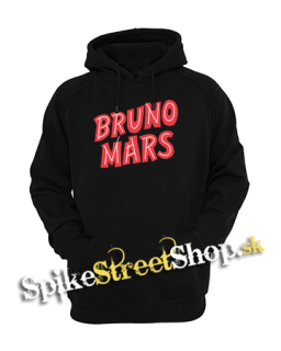 BRUNO MARS - Logo - čierna pánska mikina