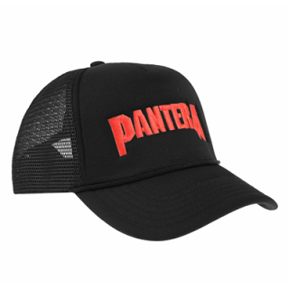 PANTERA - Logo Black Rock Off - čierna sieťovaná šiltovka