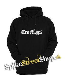 CRO-MAGS - Logo - čierna pánska mikina