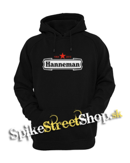 JEFF HANNEMAN - Logo - čierna pánska mikina